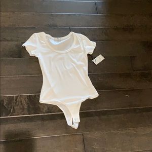Agolde white bodysuit